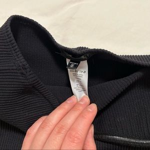 Black Ribbed Tube Top